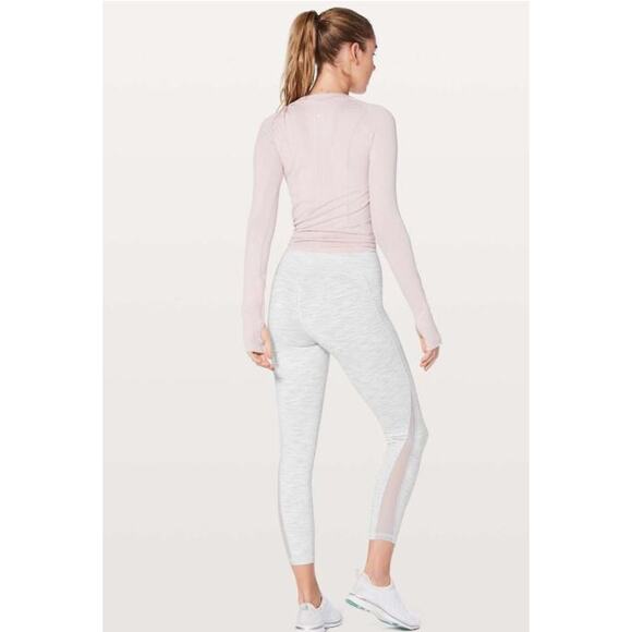 Lululemon Train Times 25" Luxtreme Wee Are From Space Nimbus Ice Gray Leggings 6 - Picture 1 of 14